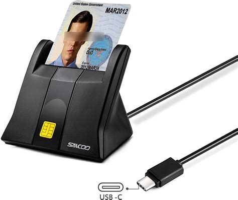 Type C Smart Card Reader Saicoo DOD Military USB 